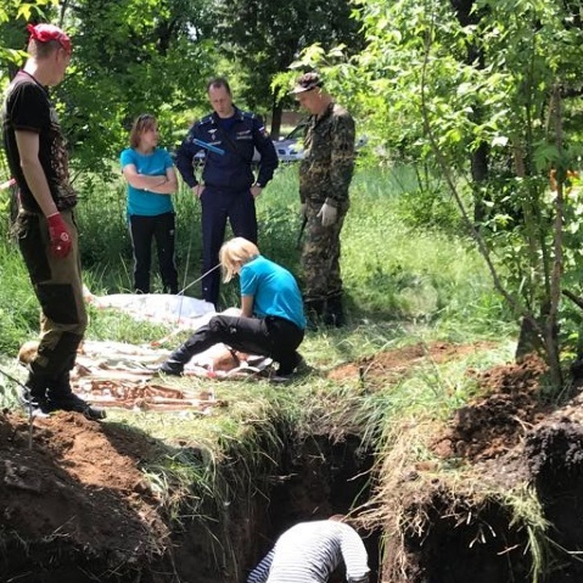 Под Таганрогом на линии «Миус-фронта» поисковики наткнулись на секретный  бункер немцев - KP.RU