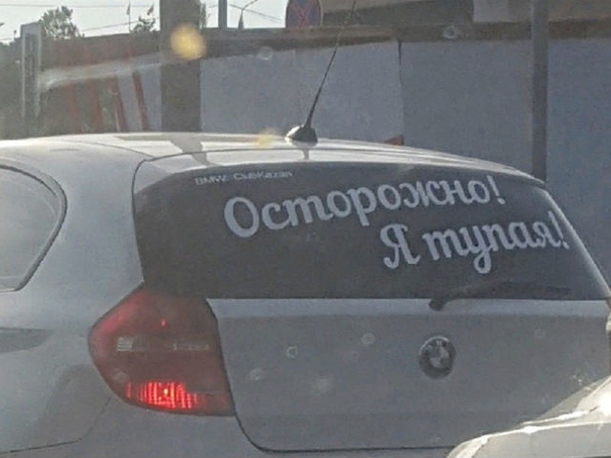 Осторожно! Я тупая!