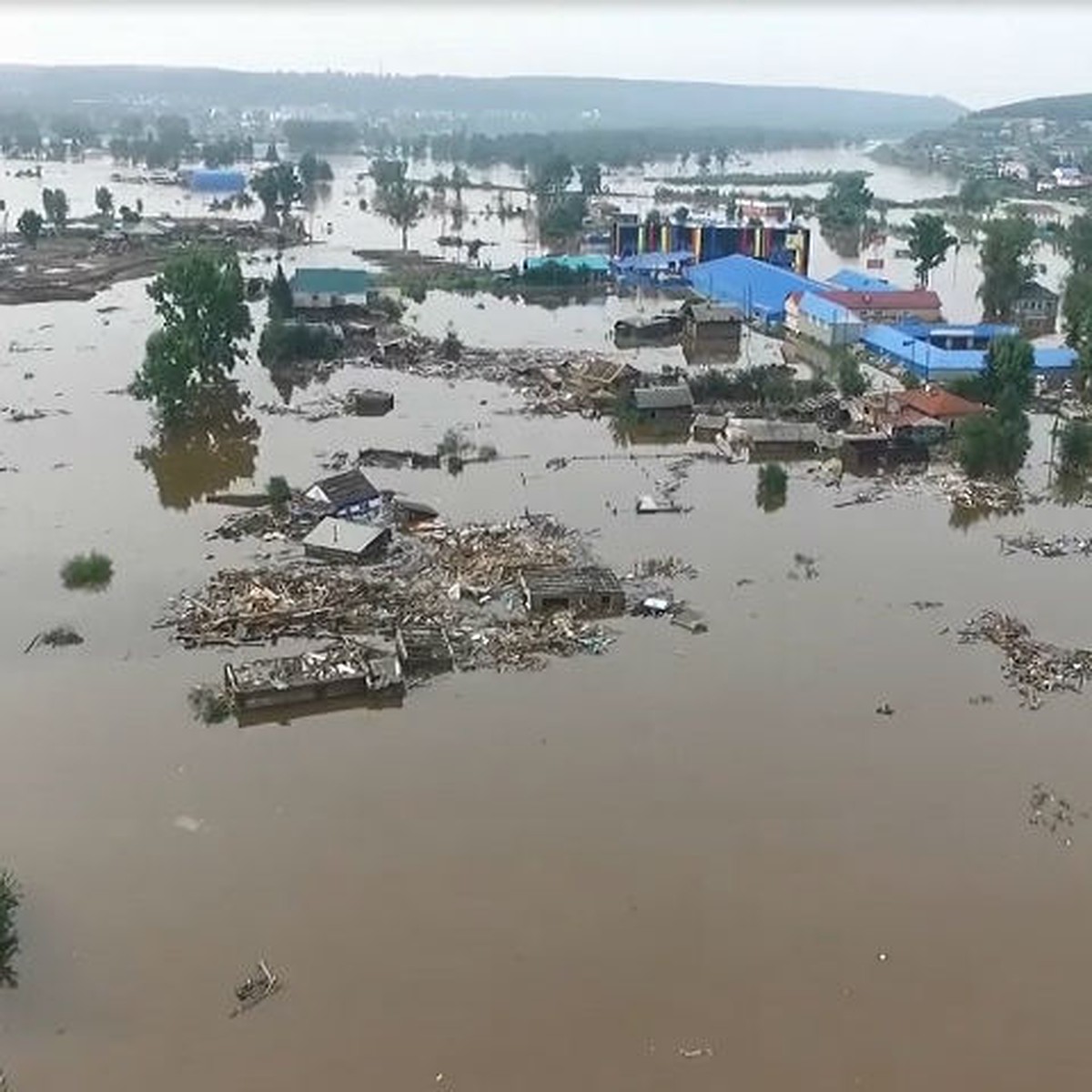 Наводнение в Тулуне 2006