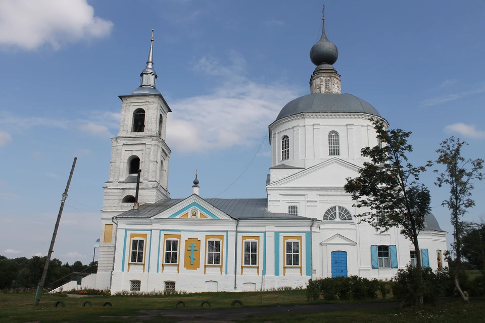Свято-Покровский храм в селе Лыково Юрьев-Польского района