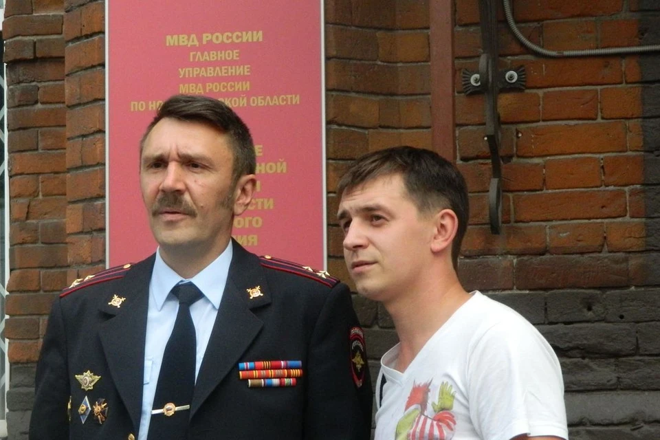 Сергей Шнуров (слева) с Егором Овечкиным, исполнителем одной из главных ролей в фильме «Неустранимые противоречия».