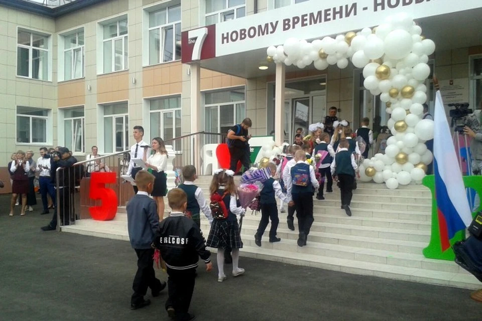 В Кемерове открылась отремонтированная школа, в которой находился штаб «Зимней вишни». ФОТО: Яна ПОПОВА.