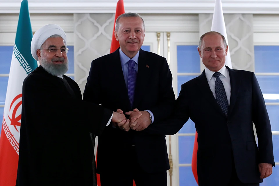 Путин, Эрдоган и Рухани