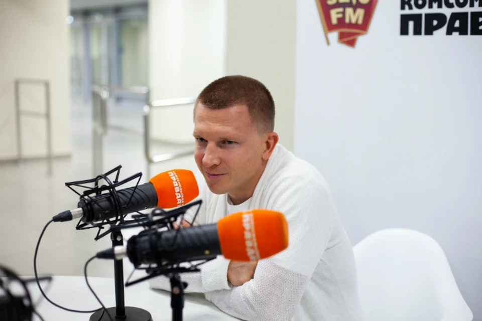 Павел (Пашу) Курьянов в открытой студии радио «Комсомольская Правда в Петербурге»
