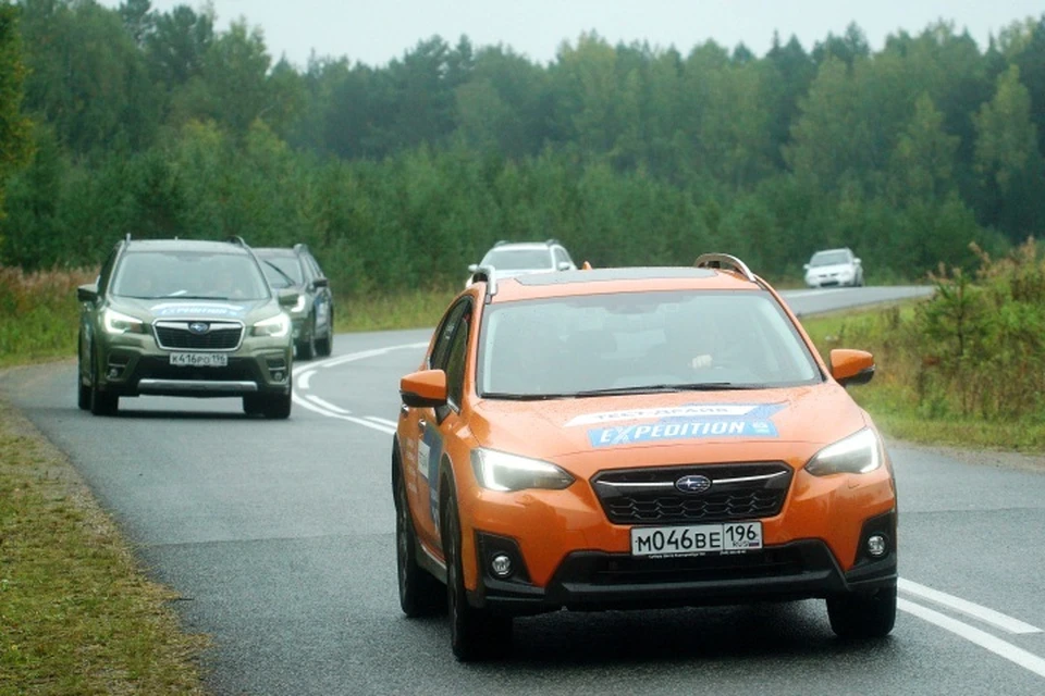 На четырех автомобилях Subaru участники проделают путь длиной более 400 километров