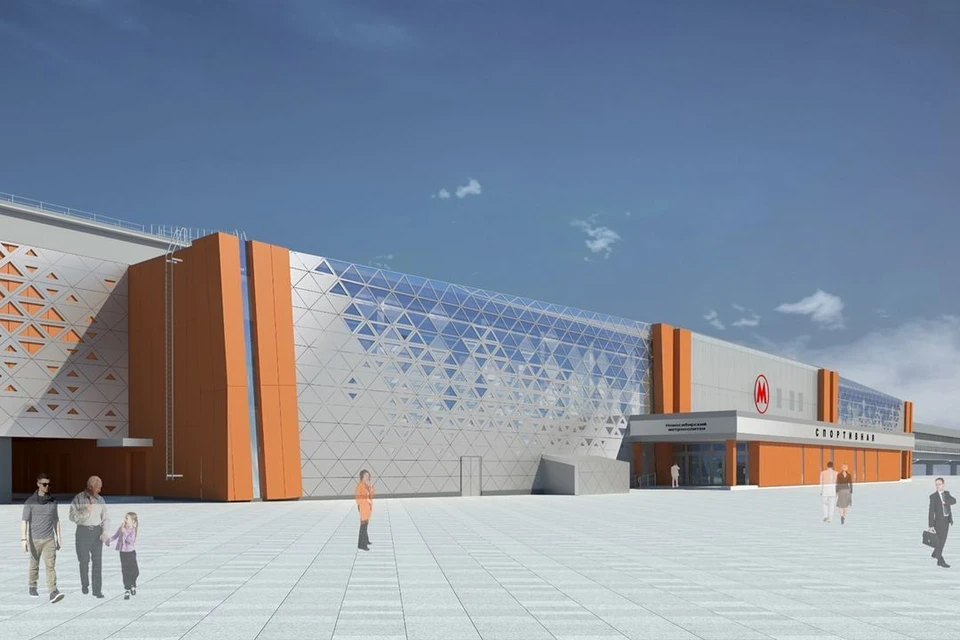 На станции возле нового ЛДС будут оранжевые стены. Фото: МУП «УЗСПТС».