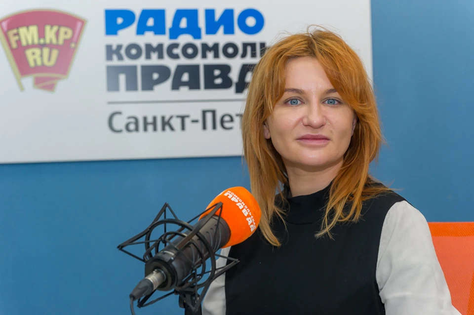 Влада Заморина в студии радио «Комсомольская Правда в Петербурге» 92.0 FM