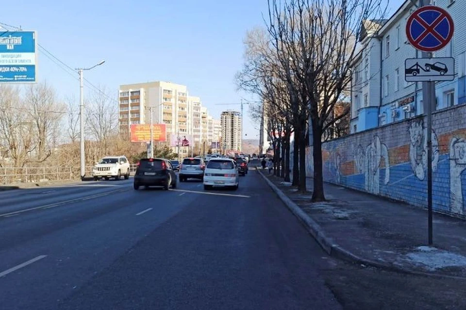 Власти города вернули знаки запрета парковки на Партизанском проспекте