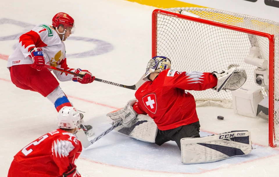 Россия сыграла против Швейцарии в четвертьфинале МЧМ-2020.