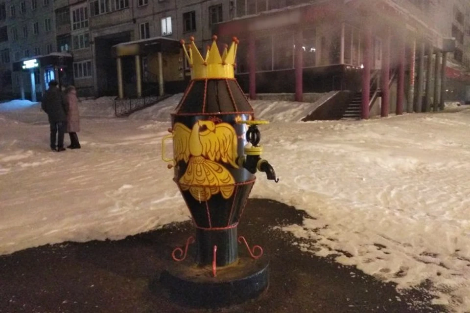В Новокузнецке появился колодец-самовар