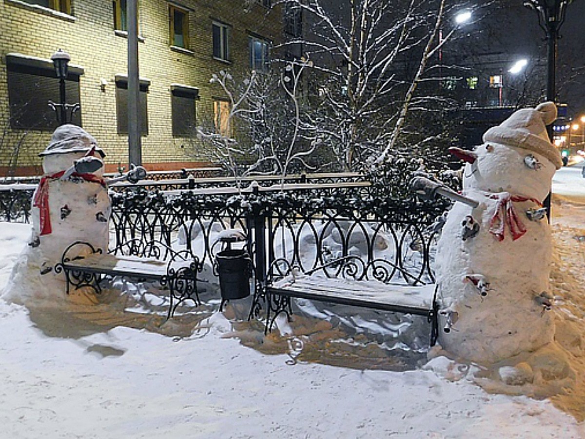 Раз снежок, два снежок