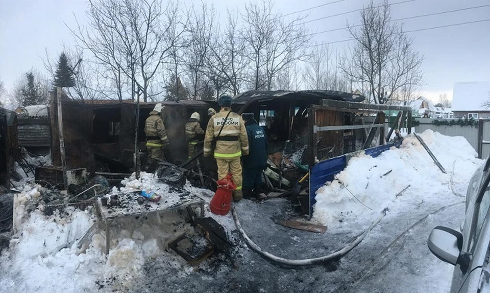 После пожара в Сургутском районе возбудили уголовное дело. Фото СУ СК ХМАО.