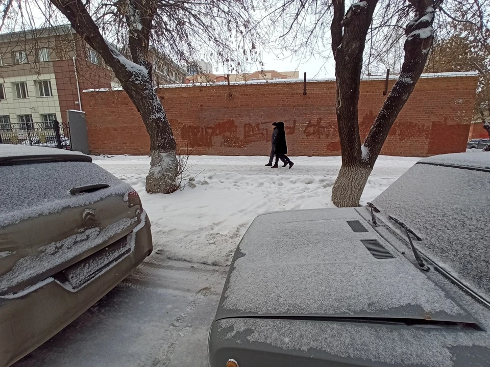 Тюменские активисты ищут скучающие стенки и грустный фасад. Фото - Андрей Шабельников.