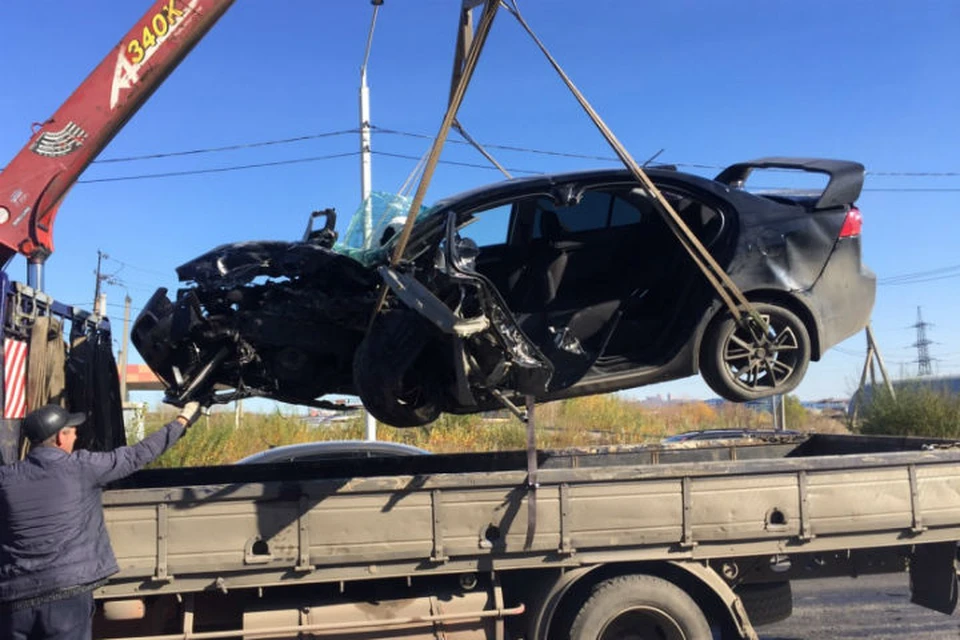 Авария произошла 8 октября 2018 года. Фото: ГУ МВД России по Иркутской области.
