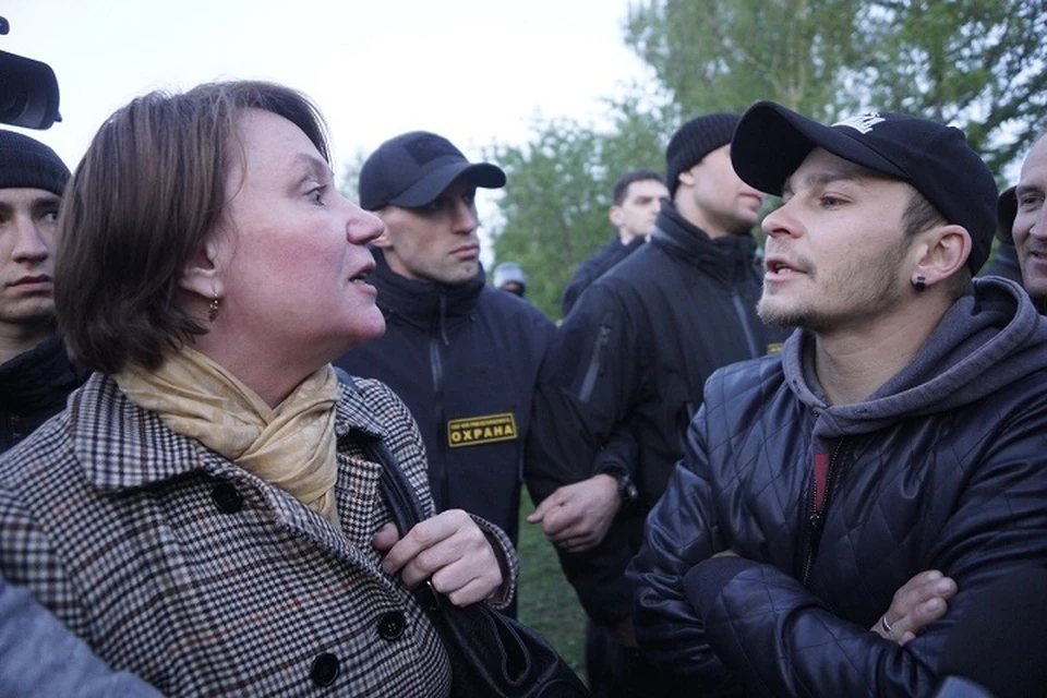 Оксана Иванова принимала активное участие в противостоянии в сквере у Драмтеатра