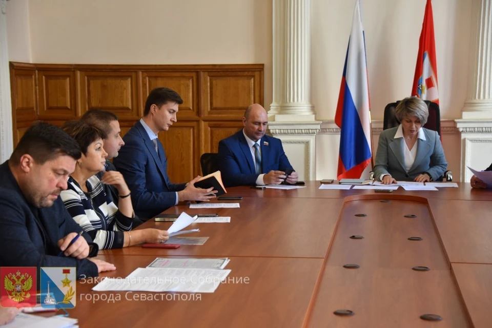 Совещание Законодательного собрания города Севастополя фото:пресс-служба Заксобрания