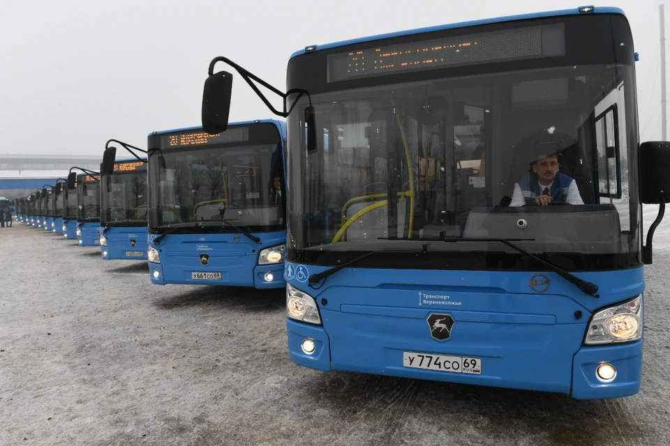 Вот такие автобусы выйдут на улицы Твери. Фото: ПТО