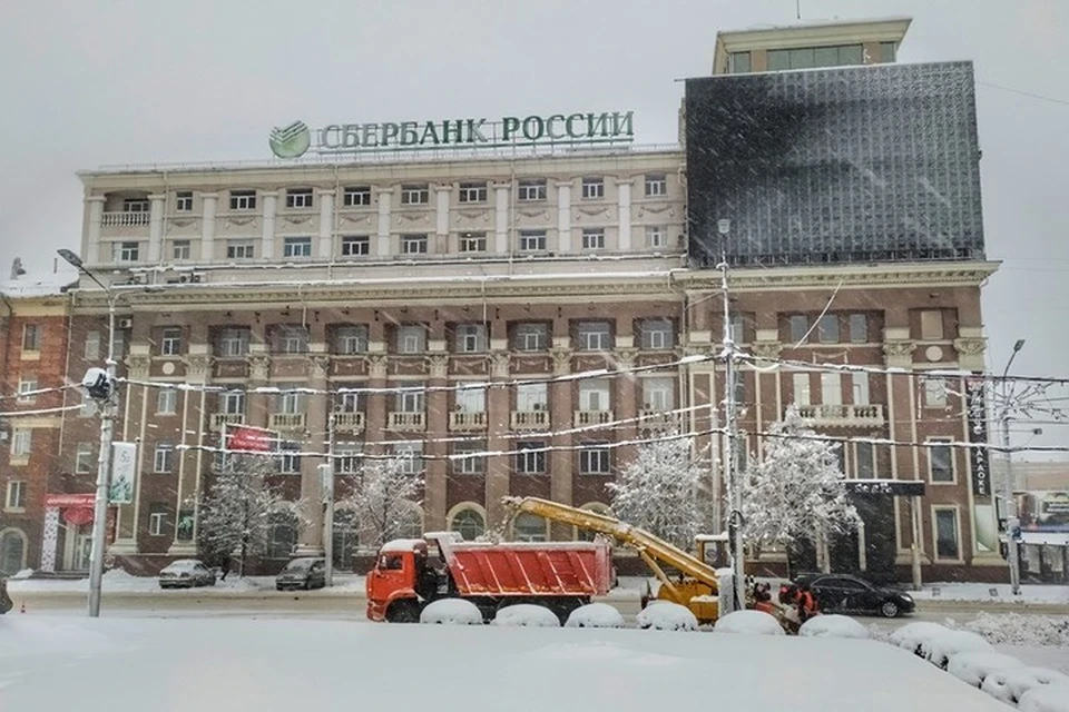 После шести месяцев осени в Донецк пришла зима. Фото: Леонид Шиманский