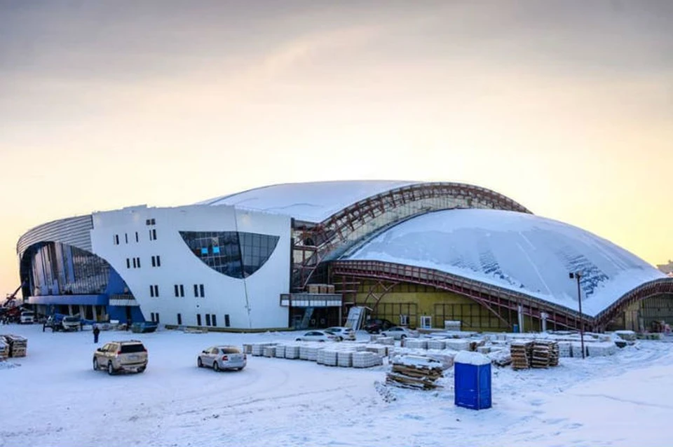 Ледовый дворец "Байкал" почти готов. Фото: Татьяна ГЛЮК