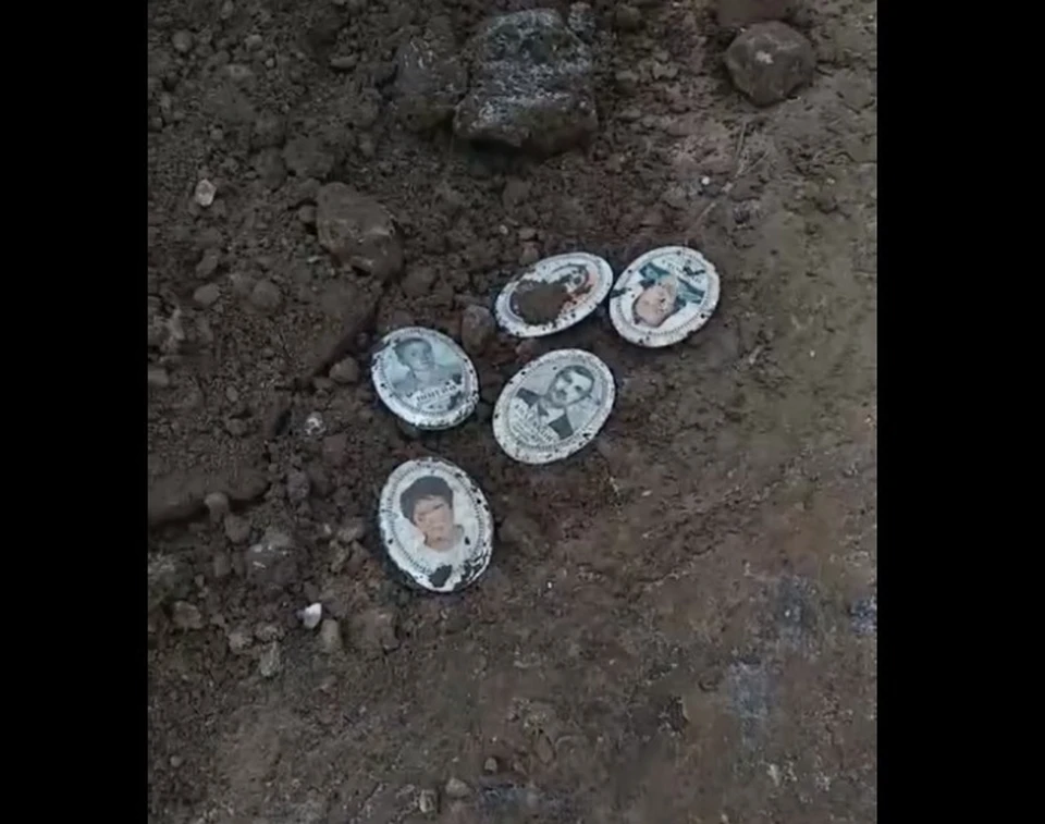 В Тольятти проверят, откуда взялась земля с могильными фотографиями и фрагментами надгробий