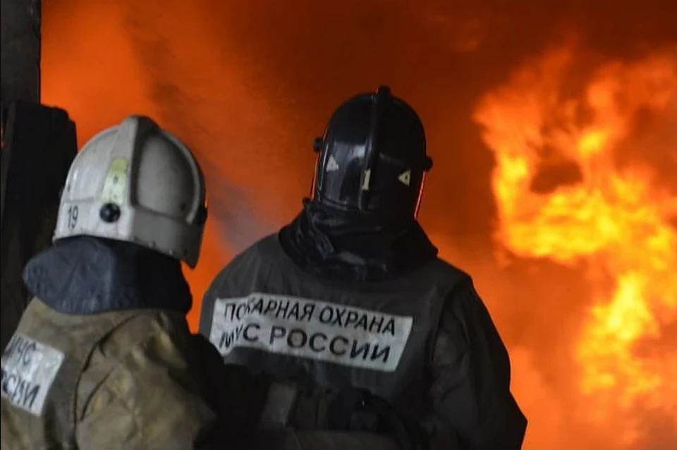 Огонь тушили более двух часов.