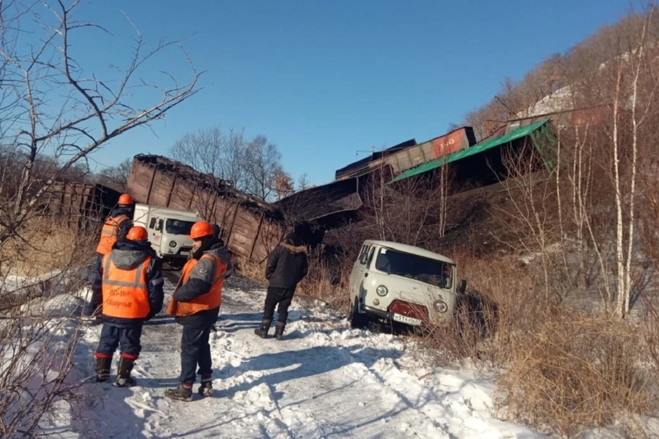 Из-за аварии позже прибудут поезда к Новосибирску. Фото: ГУ МЧС по Амурской области