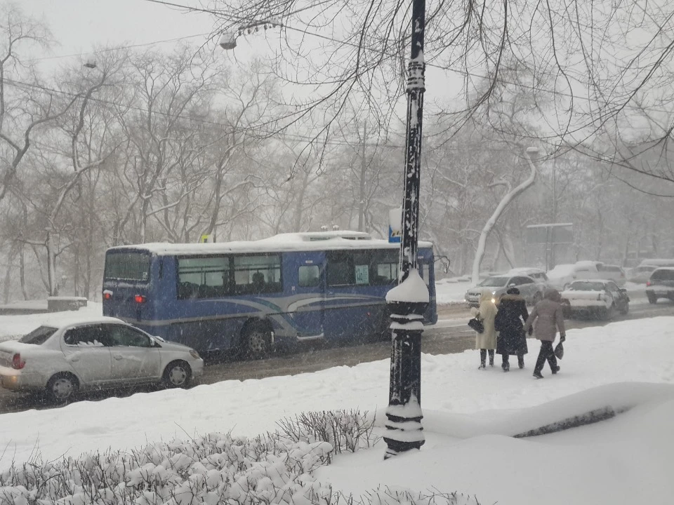 Во Владивостоке ожидается небольшой снег