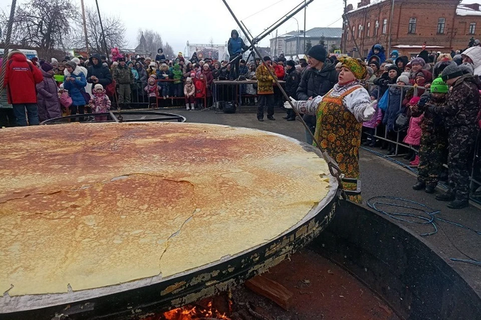 В москве испекли блин