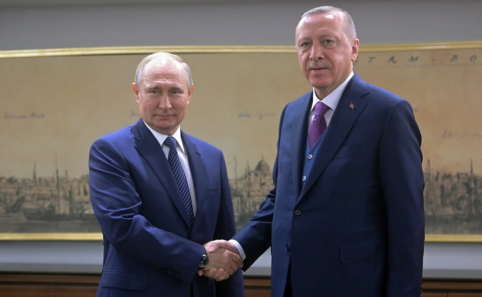 Завершились переговоры Путина и Эрдогана