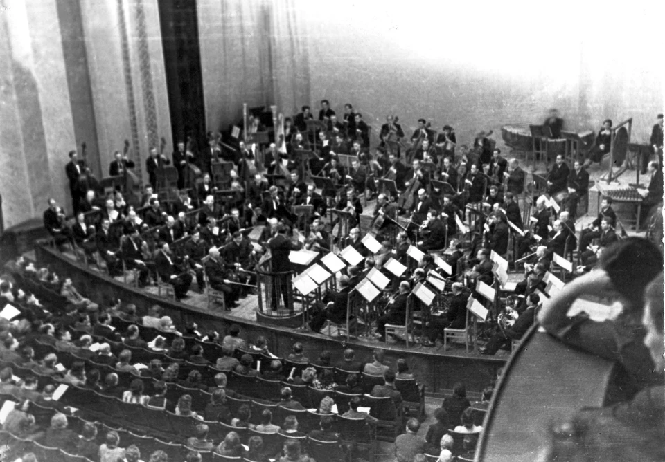 Первое исполнение симфонии. Фото: Архив Большого театра