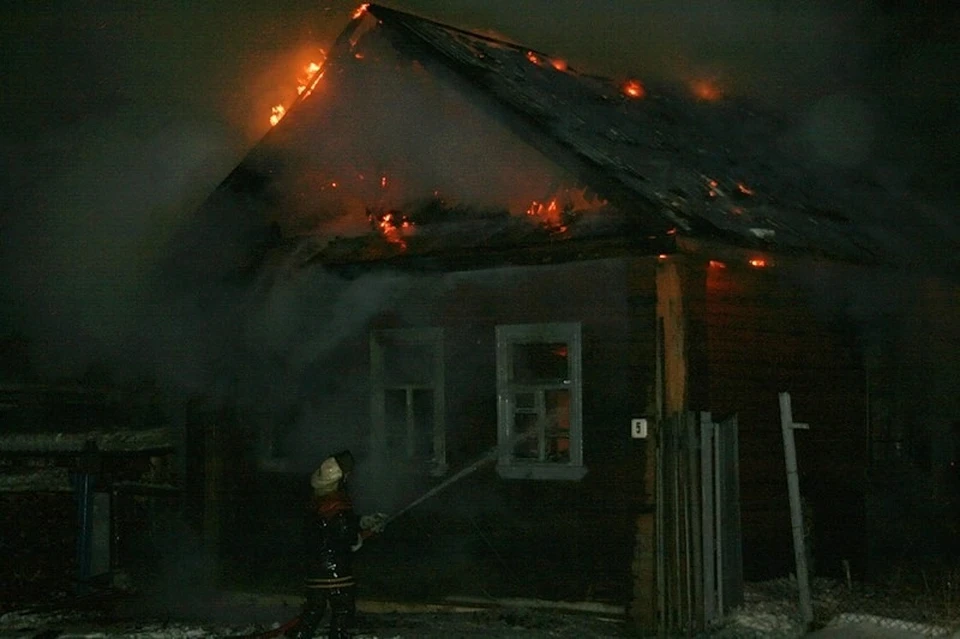 Пожар в томском районе