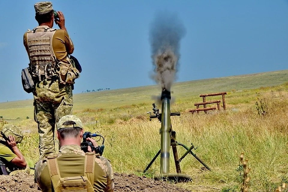 Украинские военные за сутки 13 раз нарушили «перемирие». Фото: Штаб «ООС»