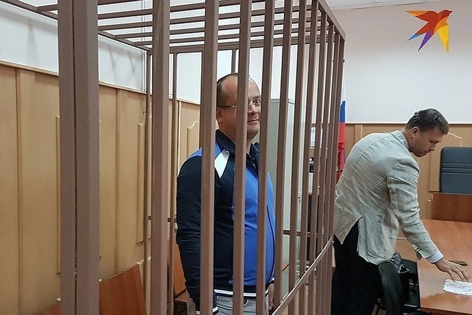 Сергей Карабасов на первом заседании по избрании ему меры пресечения. Фото: архив "КП-Рязань".