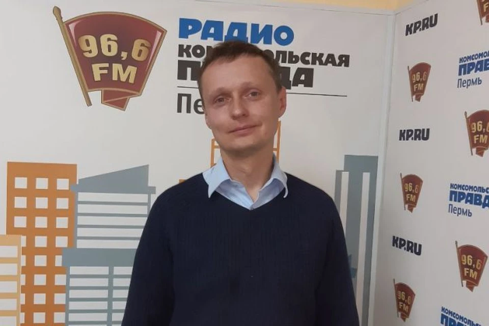 Лев Гершанок в радиостудии "КП". Фото: Ярослав БОГДАНОВСКИЙ