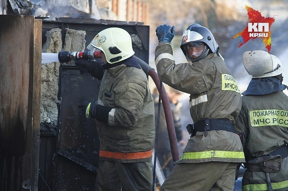 В Тверской области спасатели тушили жилой дом Фото: архив "КП"