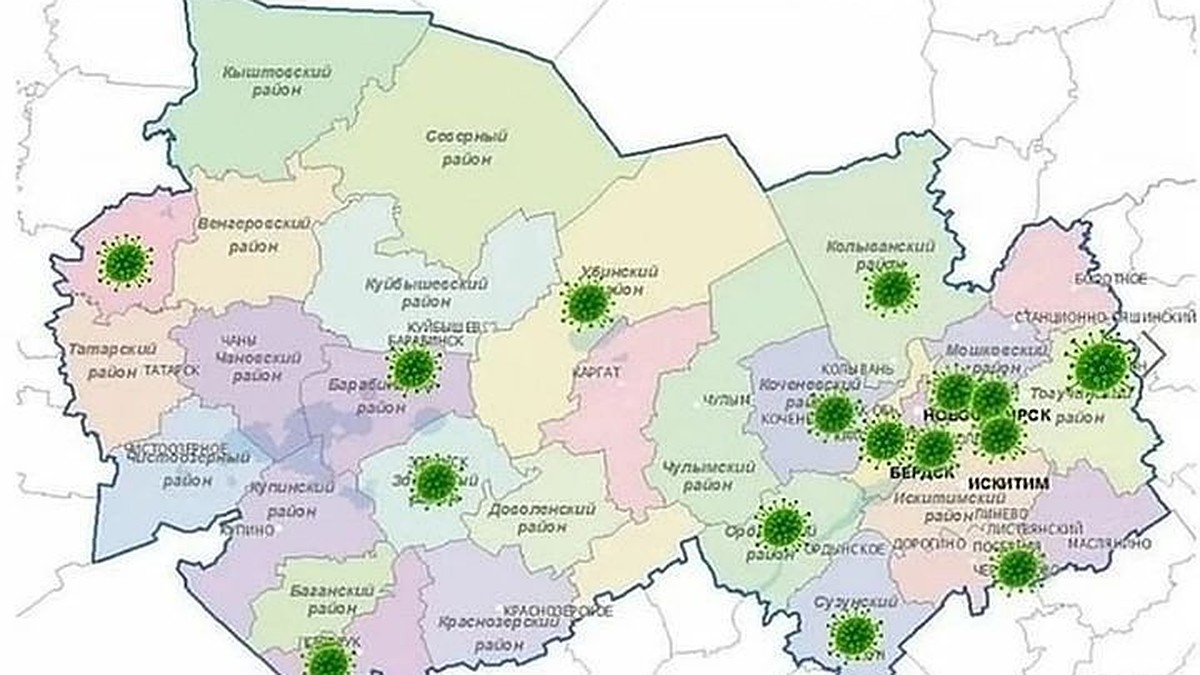 Карта распространения коронавируса в Новосибирской области на 3 мая:  рассказываем, что происходит в регионе - KP.RU