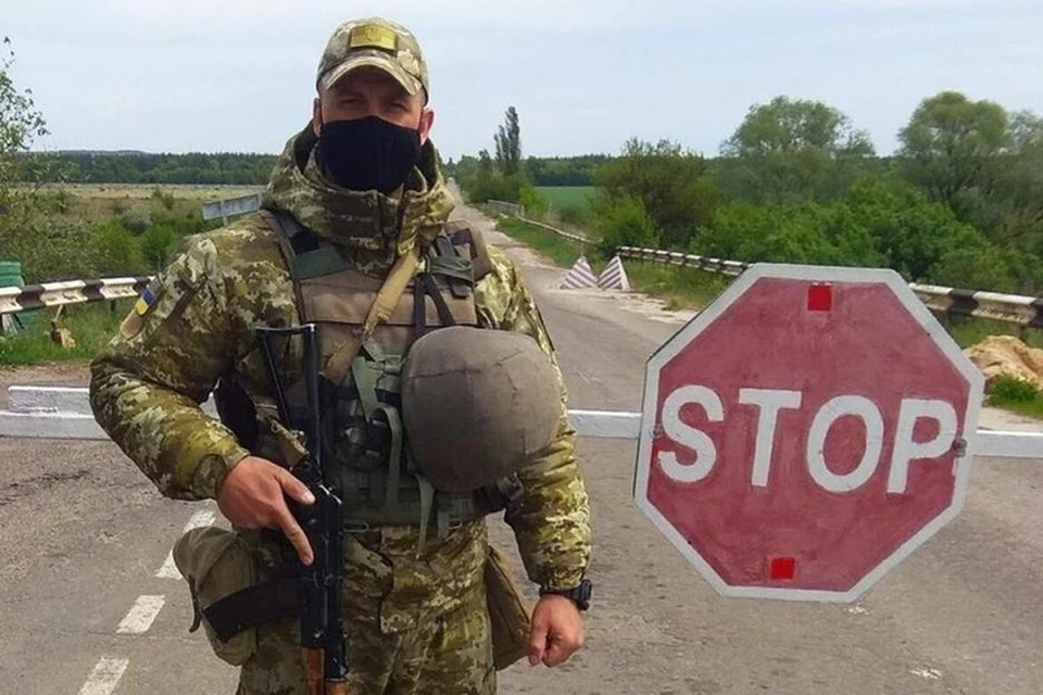 Граница в Донбассе пока на «замке» для местных жителей. Фото: ГПСУ
