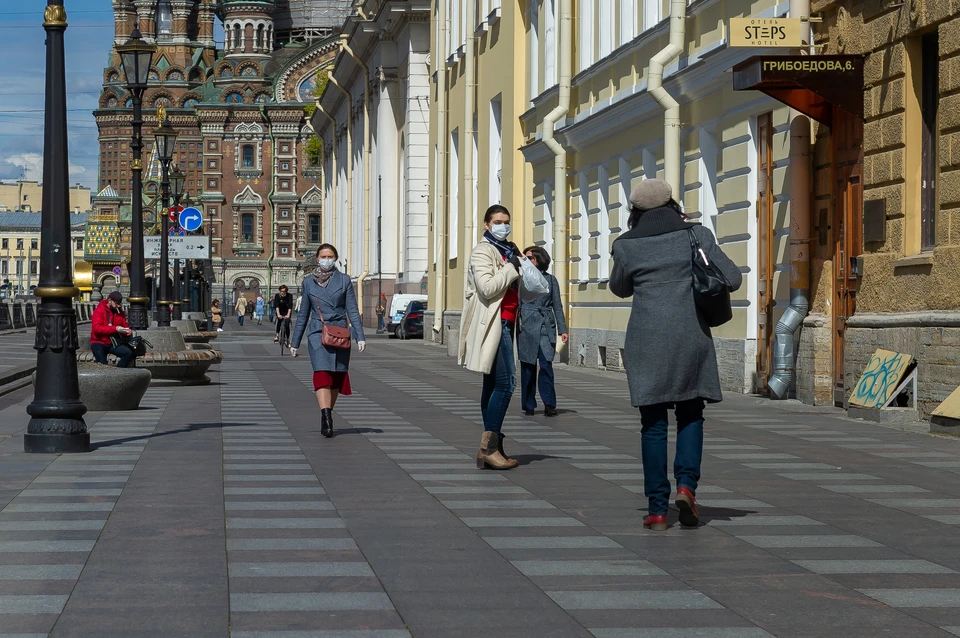 Индекс уровня самоизоляции в Санкт-Петербурге упал до 1,2 балла днем 28 мая 2020 года