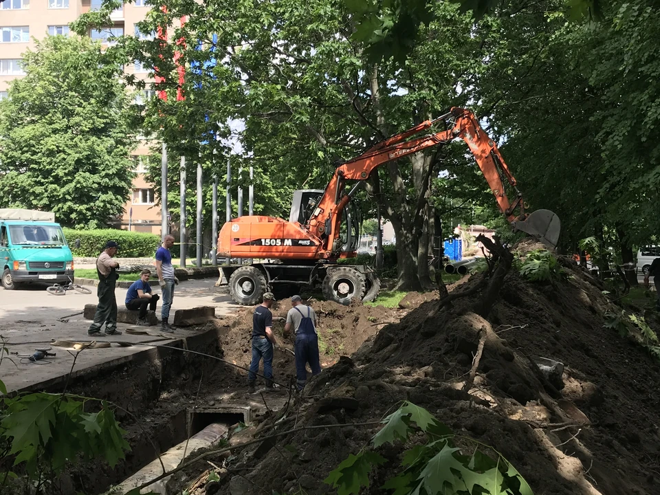 В настоящее время копают возле танка.