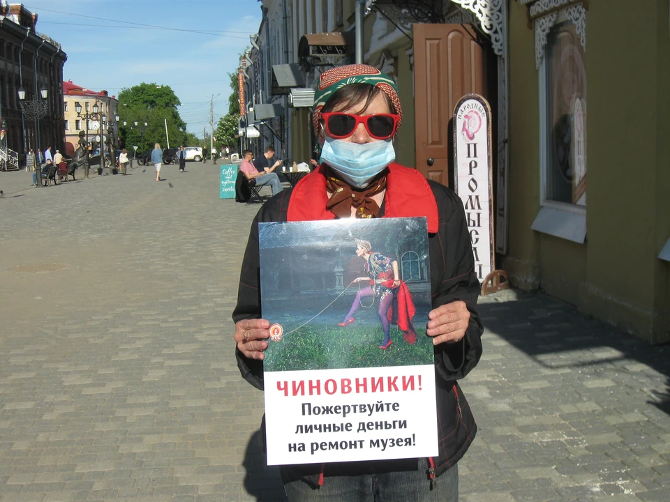 Более месяца проходят пикеты за спасение «Приказной избы». Фото: vk.com/prikaznayaizba, Ольга Демина