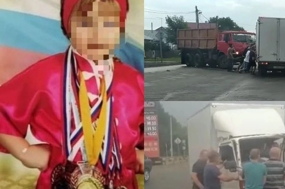 В Барнауле после жесткого ДТП 11-летней спортсменке ампутировали ногу. Фото предоставила мать девочки/скриншоты с видео.
