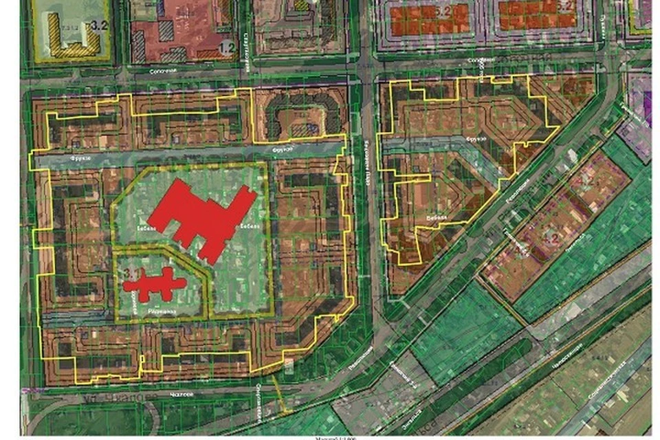 План застройки солнечного красноярск