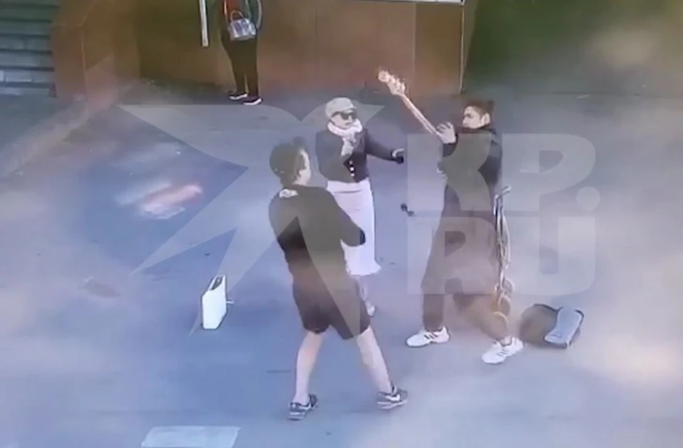 Драка попала на видео