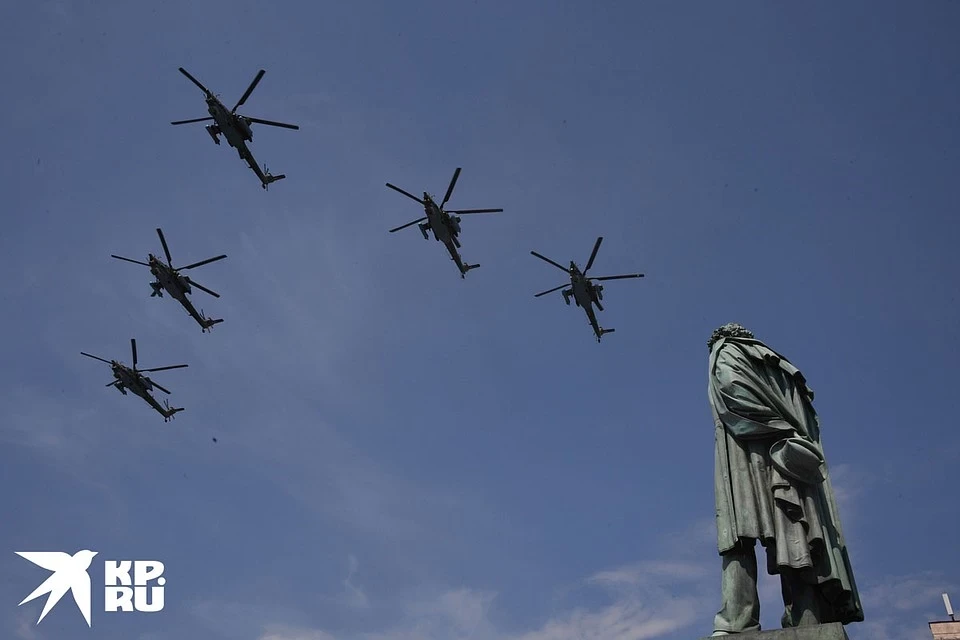 "Беркуты" летят с генеральной репетиции.
