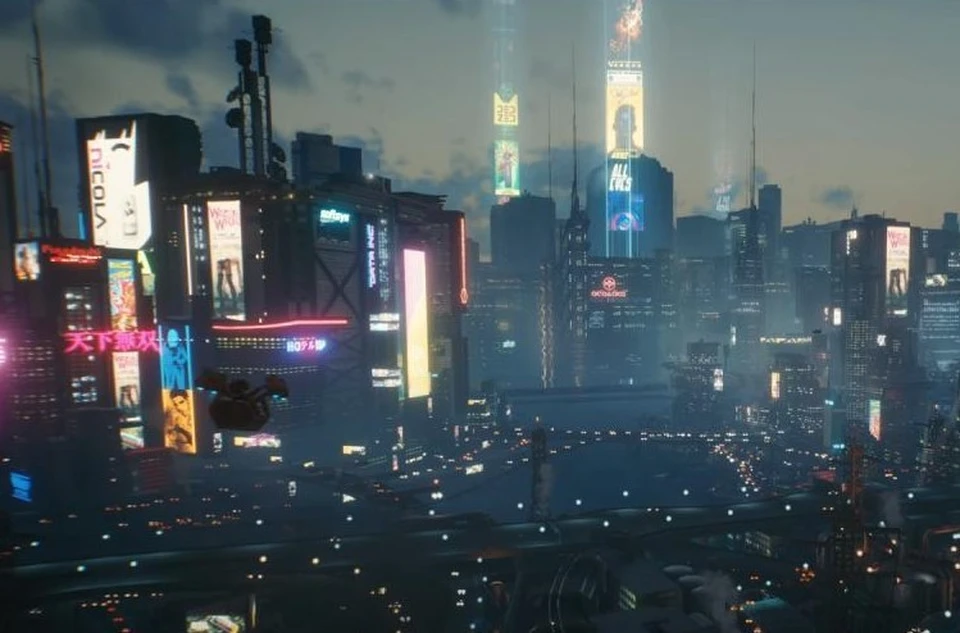 Появился новый трейлер игры Cyberpunk 2077. Фото: кадр игры из трейлера