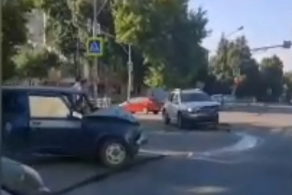 ДТП в центре Липецка