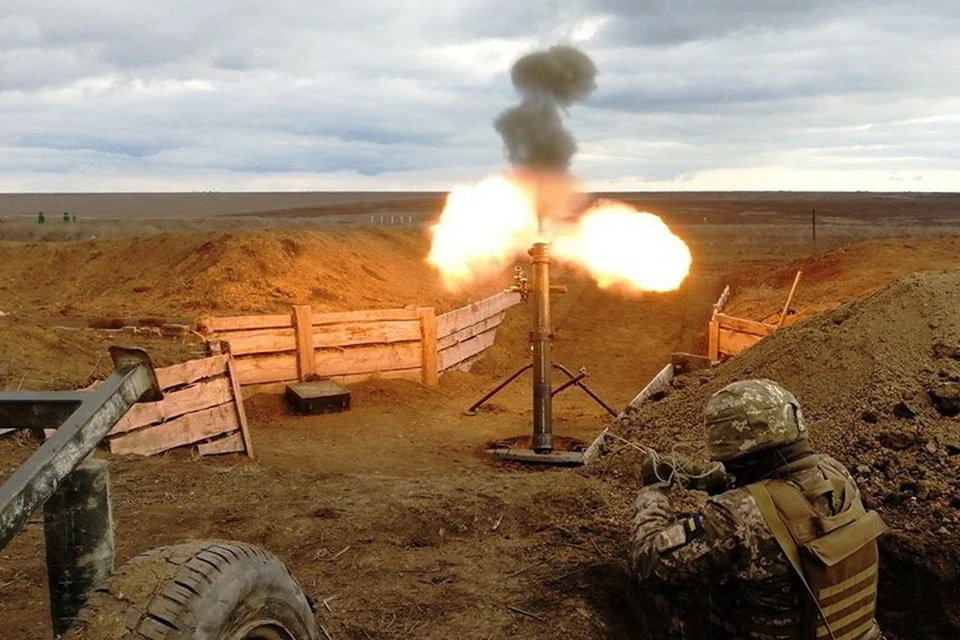 В 5 часов утра украинские военные открыли мощный огонь из минометов по жителям ДНР. Фото: Пресс-центр штаба ООС