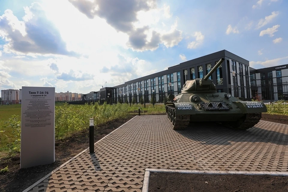 Композицию с фронтовиками установят рядом с кадетским училищем в Кемерове. Фото: Пресс-служба АПК