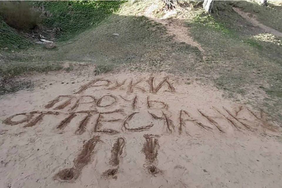 На всех восьмерых составили административные протоколы, теперь им грозят штрафы до 30 000 рублей. Фото: Сообщество «Спасем Румболовские высоты!» во «ВКонтакте»
