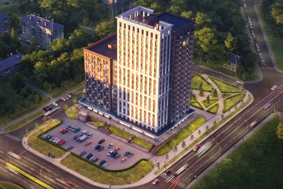 Первый и единственный на сегодняшний день в городе комплекс апартаментов KM Tower Plaza откроет для вас новый сегмент городской недвижимости. Фото: сайт ГК «Каркас Монолит»